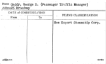 Gaddy, George D. (Passenger Traffic Manager)