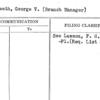 Galbreath, George V. (Branch Manager)