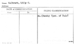 Galbreath, Lilly C.