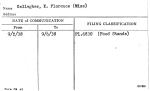 Gallagher, E. Florence (Miss)