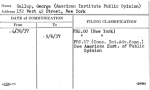 Gallup, George (American Institute Public Opinion)