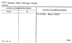 Garden City Village Clerk