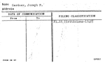 Gardner, Joseph F.