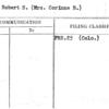 Gast, Robert S. (Mrs. Corinne B.)