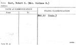 Gast, Robert S. (Mrs. Corinne B.)