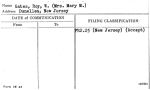 Gates, Roy, W. (Mrs. Mary M.)