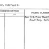 Gaucher, Clifford O.