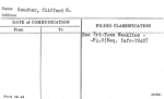 Gaucher, Clifford O.