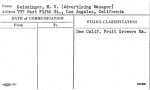 Geissinger, M.V. (Advertising Manager)