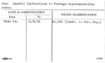 General Instructions to Foreign Representatives