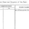 General Plans and Progress of the Fair