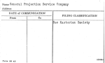 General Projection Service Company