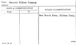 General Ribbon Company