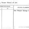 George, Vesper School of Art