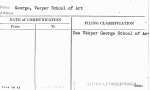 George, Vesper School of Art