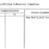 George, William R. Memorial Committee