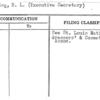Gerding, H.L. (Executive Secretary)