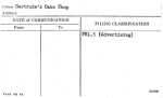 Gertrude's Cake Shop