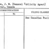 Gibbon, J.M. (General Publicity Agent)