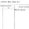 Giles, Herbert (Mrs. Ethel M.)