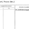Gilsdorf, Frances (Mrs.)