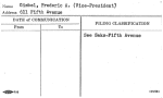 Gimbel, Frederic A. (Vice-President)