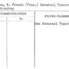 Githens, W. French (Pres.) Newsreel Theatres Inc.