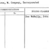 Gladstone, M. Company, Incorporated