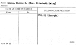 Glenn, Thomas K. (Mrs. Elizabeth Ewing)