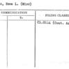 Glenz, Emma L. (Miss)