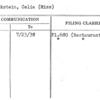 Glickstein, Celia (Miss)