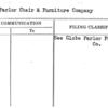 Globe Parlor Chair & Furniture Company
