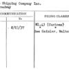 Globe Shipping Company Inc.