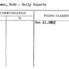 Gluckman, Ruth - Daily Reports