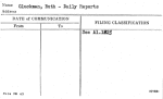 Gluckman, Ruth - Daily Reports
