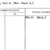 Goetz, Carl H. (Mrs. Pearl S.)