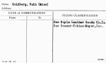 Goldberg, Ruth (Miss)