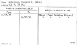 Goldberg, Shepard J. (Mrs.)