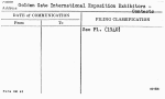Golden Gate International Exposition Exhibitors - Contacts