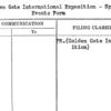 Golden Gate International Exposition - Special Events Form