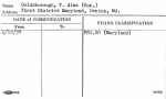 Goldsborough, T. Alan (Hon.)