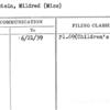 Goldstein, Mildred (Miss)