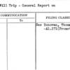 Good-Will Trip - General Report on