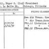 Gorrell, Edgar S. (Col) President
