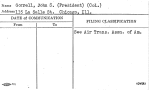 Gorrell, John S. (President) (Col.)