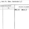 Grawn, Carl B. (Mrs. Gertrude L.)