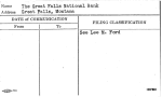 The Great Falls National Bank