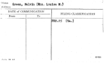 Green, Melvin (Mrs. Louisa M.)