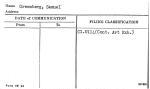 Greenberg, Samuel