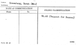 Greenberg, Sarah (Mrs)